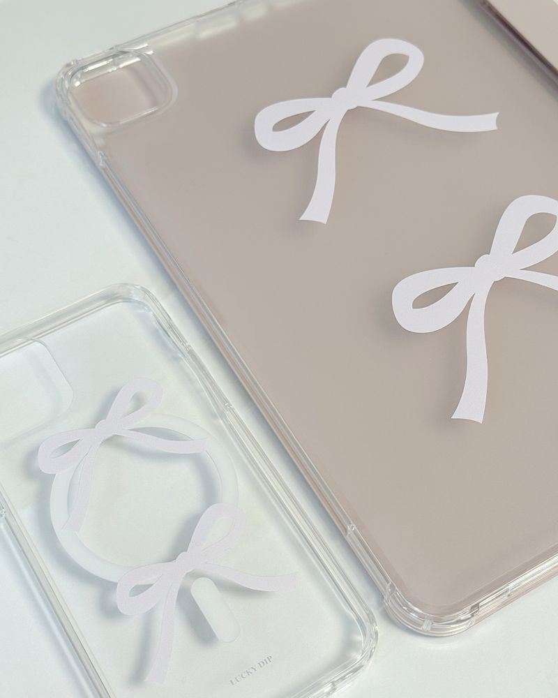 double ribbon Ipad case