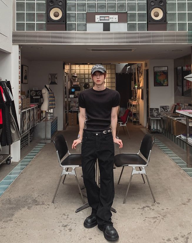 Raiden Cotton Semi-Flare Pants