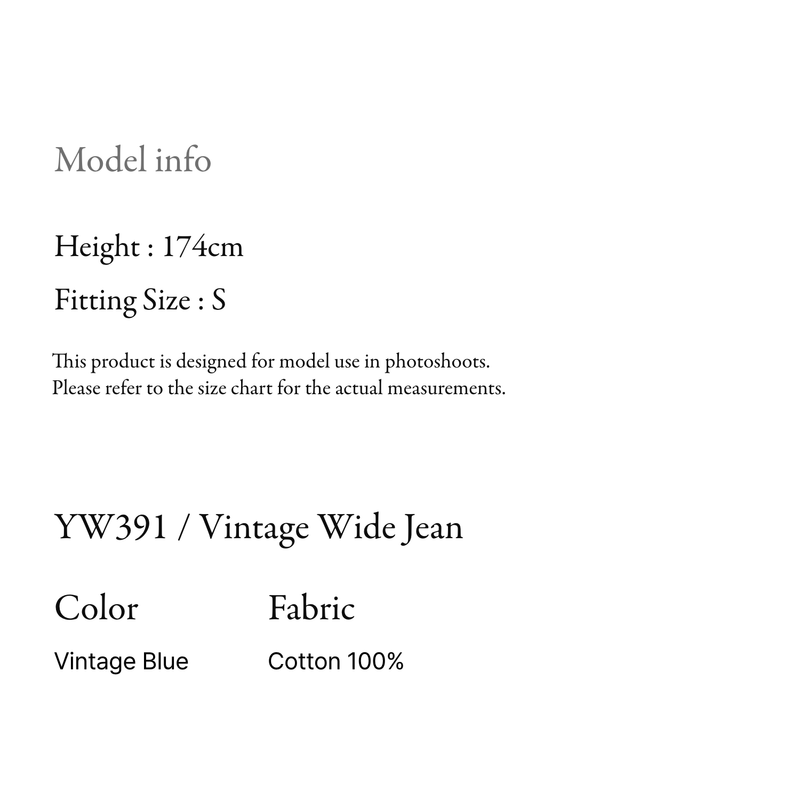 Vintage Wide Jean - YW391