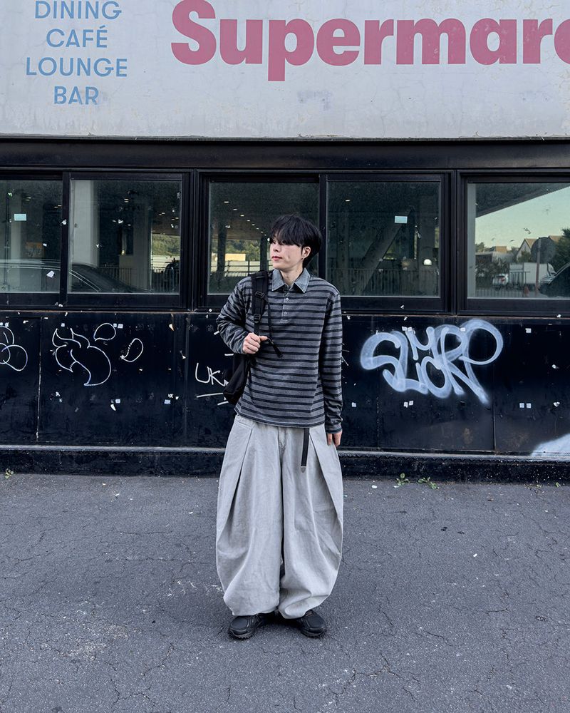 Folden Pigment Balloon Pants