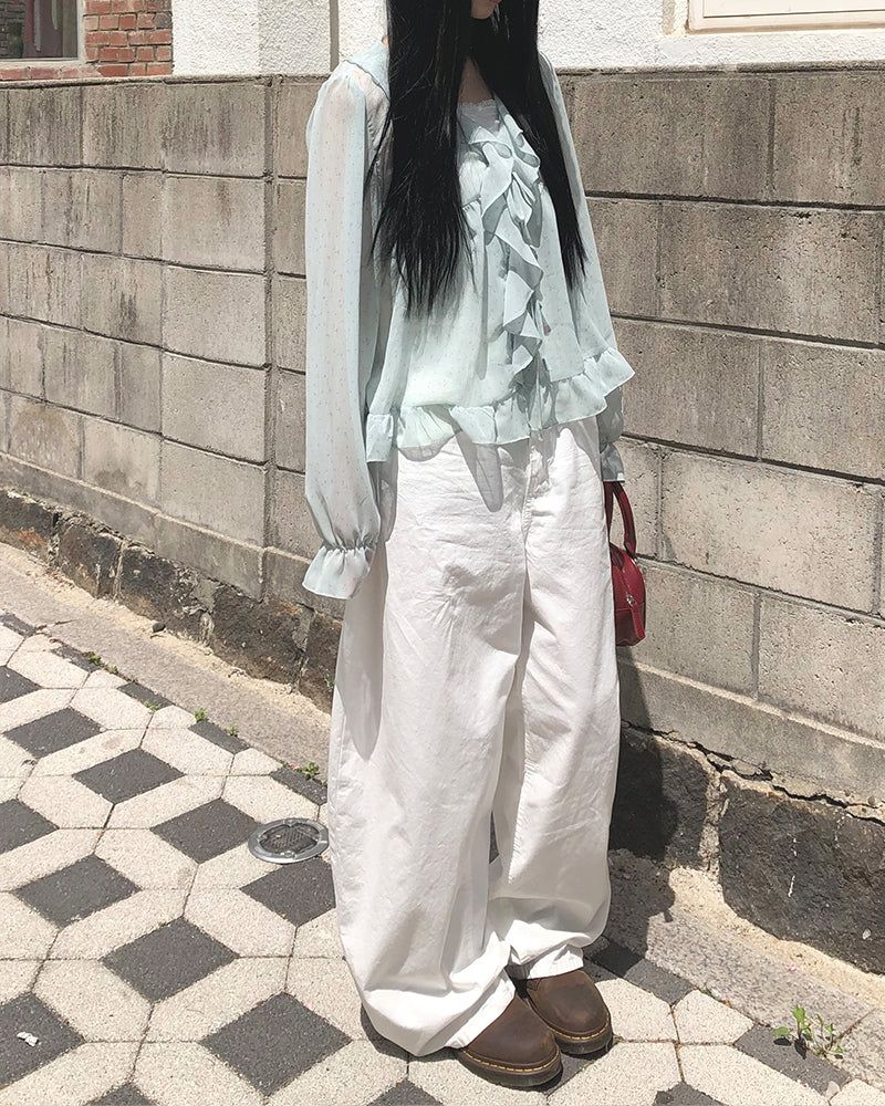 ガオンバルーンワイドコットンパンツ