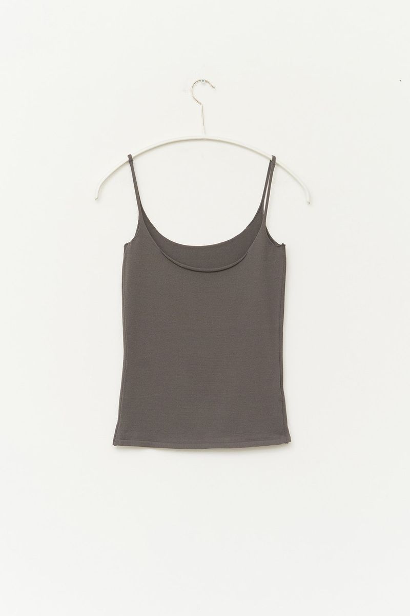 (W) Mono Slip Knit Sleeveless