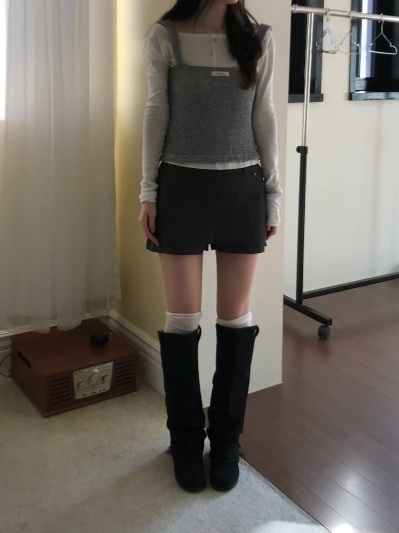 Ripple Knit Sleeveless (3 colors)