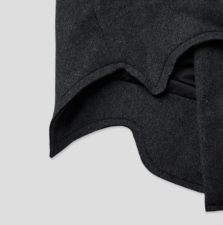 Leak damage wool double coat