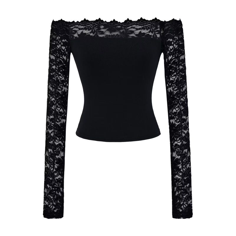 Cozy&Kitsch（コージーアンドキッチ）の「Selene Lace Off Shoulder Top（Tops）」
