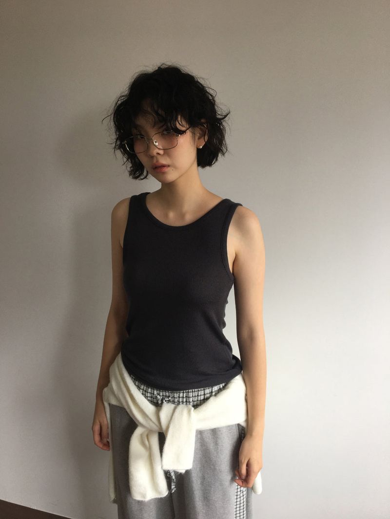 Silk Wool Crewneck Sleeveless (5color)