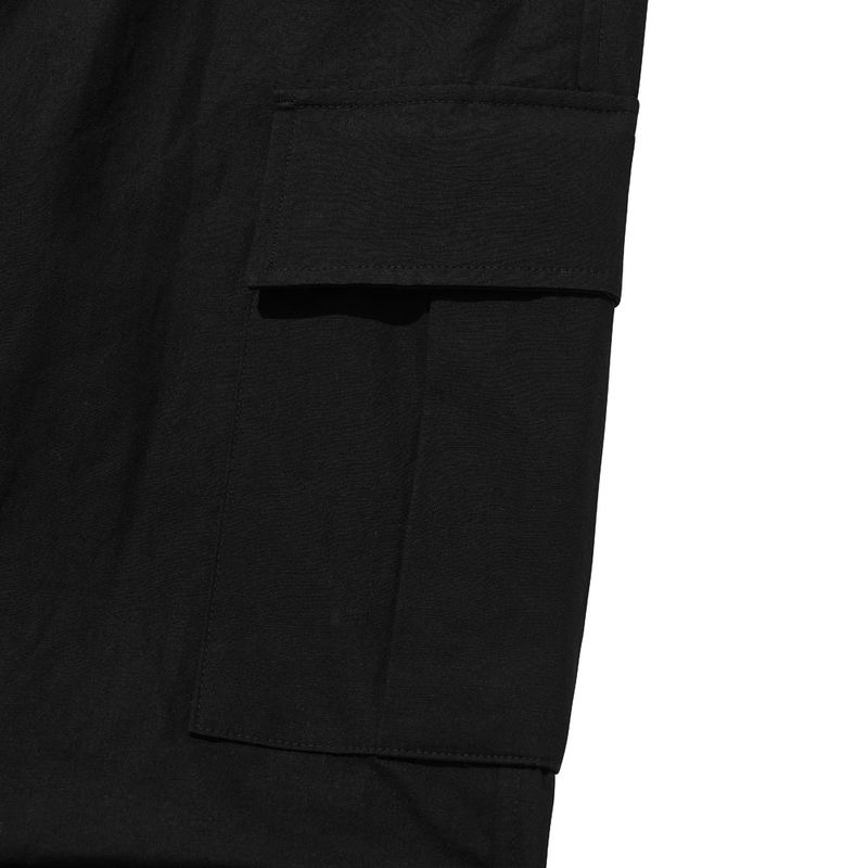 STRING CARGO PANTS [BLACK]
