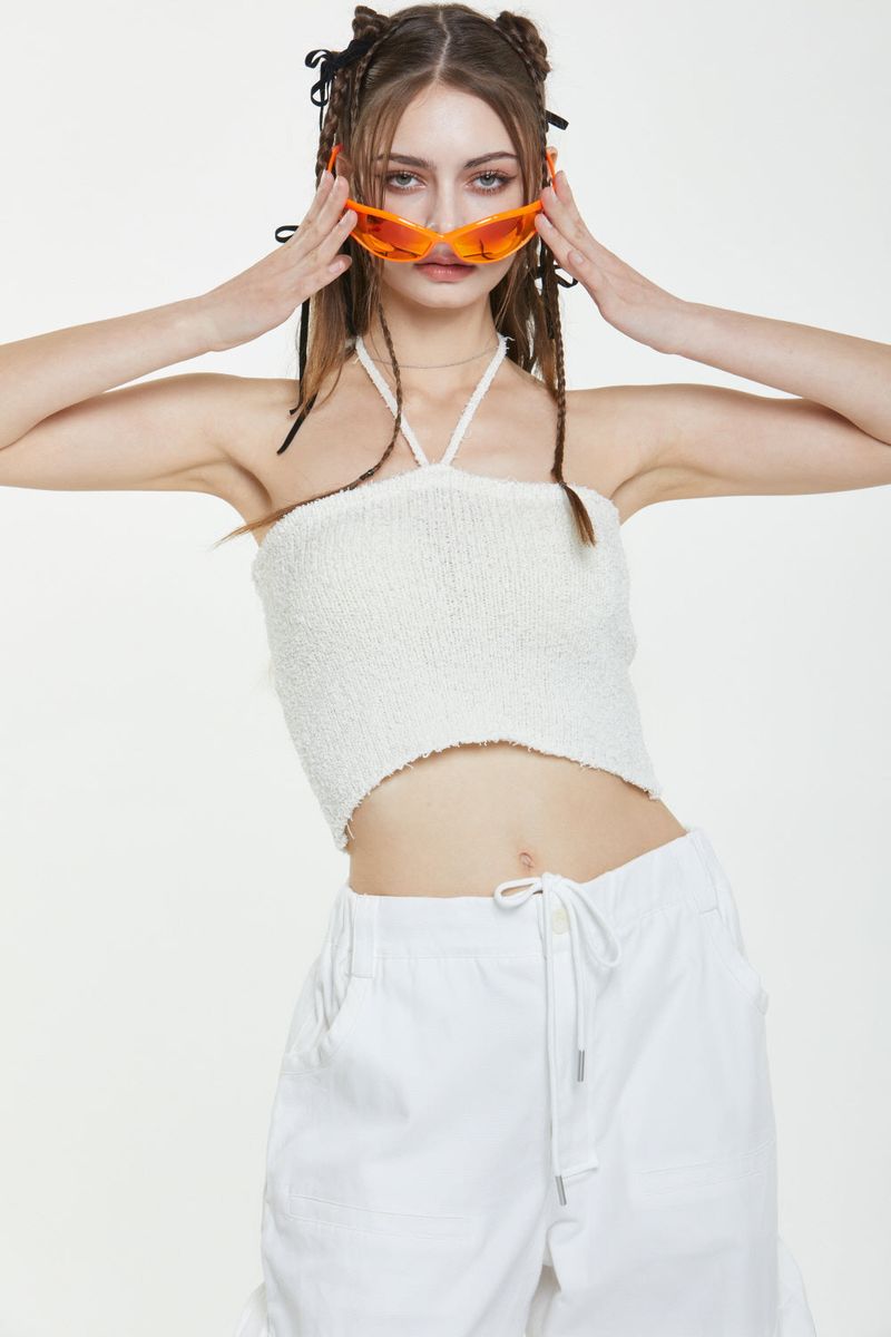 FANCY HALTER TOP