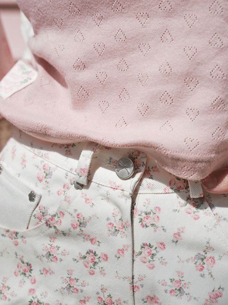 Sweet Flower Pants_cream