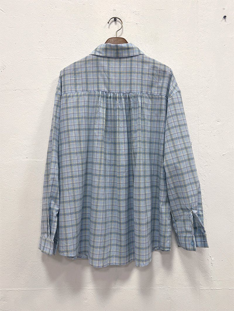 SHIRRING CHECK SHIRT (2C)