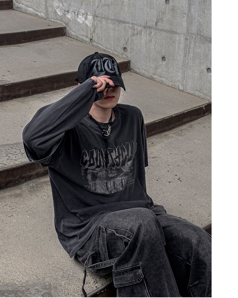County Layered Long Sleeve T-shirt