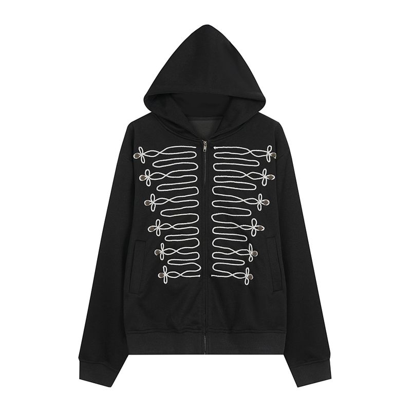 Cozy&Kitsch（コージーアンドキッチ）の「ロミー コード エンブロイダリー フーディー ジップアップ（ジャケット/アウター）」