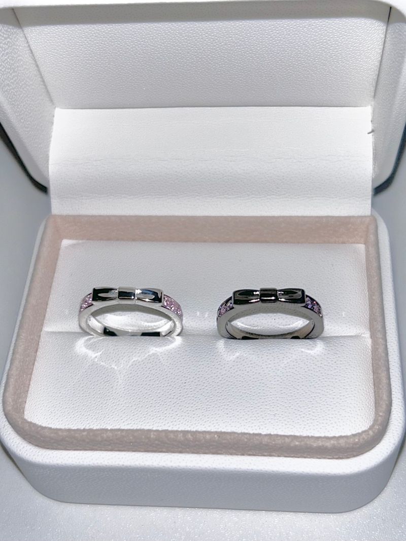 Petit Bow RIng(Plated)