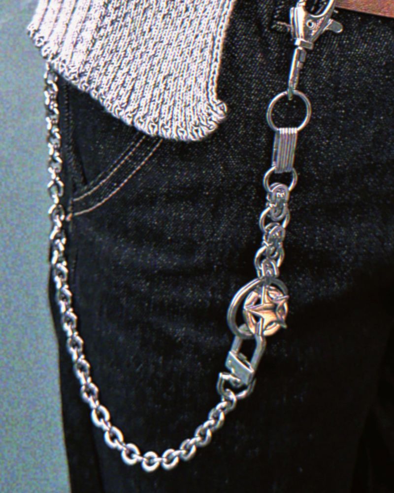 Star in 4 Hook Keychain