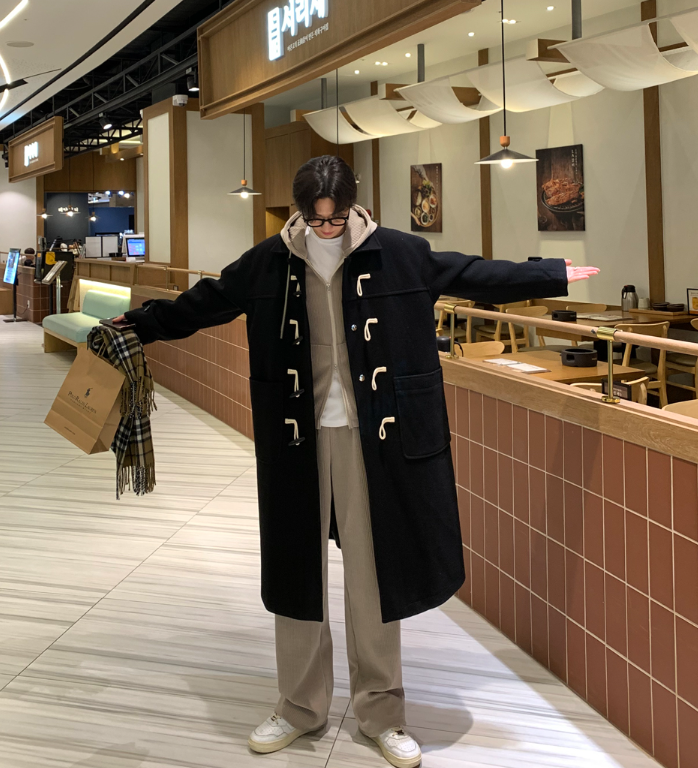 LOOKPLE（ルックプル）の「 Liu Wool Overfit Duffel Coat（Jackets/Outerwear）」
