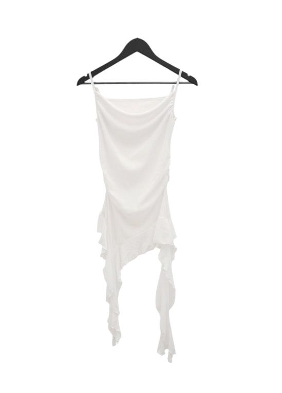 Risen Unbalance Frill Sleeveless