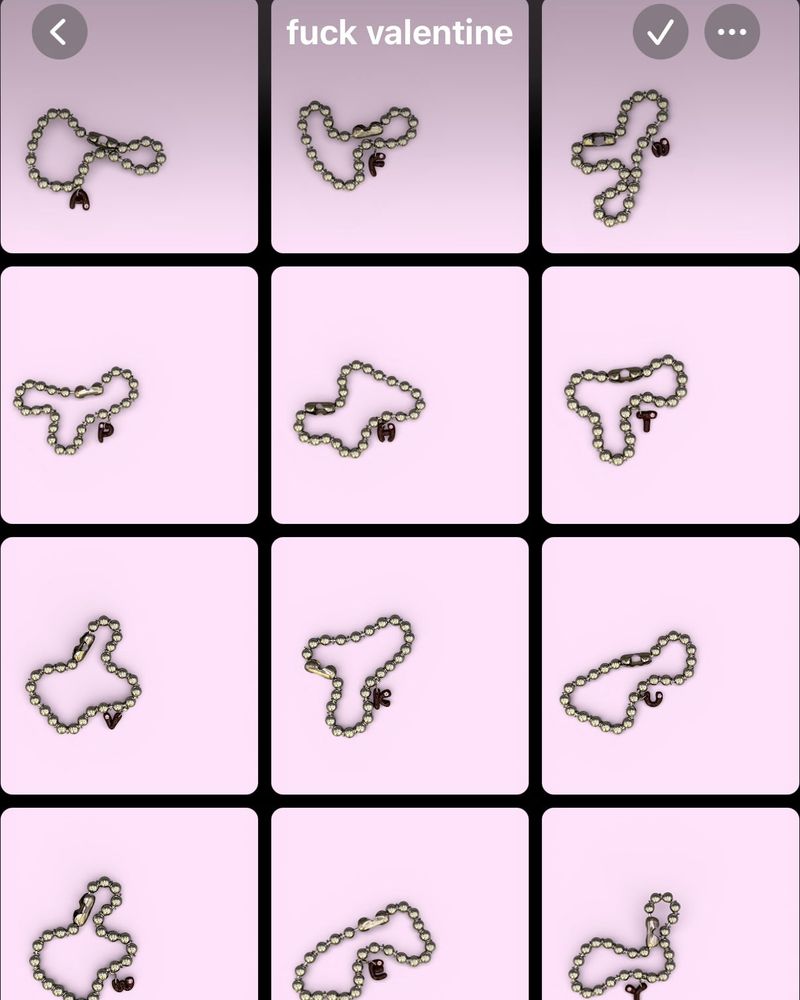 "N"ダークピーチクラッシュカスタムネックレス*金属アレルギー対応