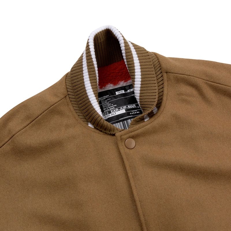 Reversible Wool-Blend Varsity Coat