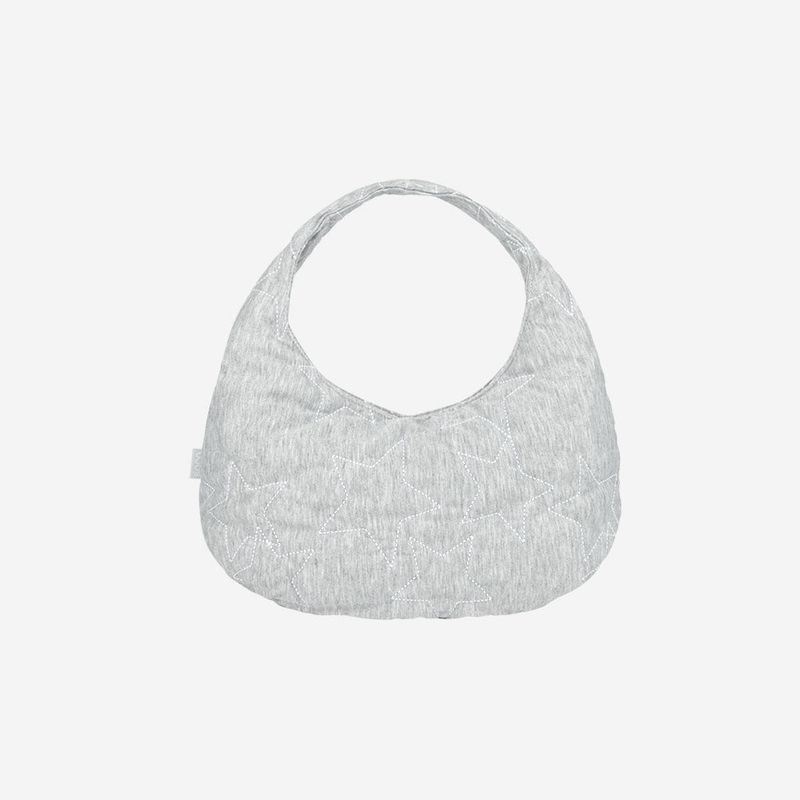 Starquilt padded Hobo Bag / Grey