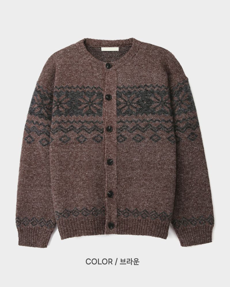 Fiora nordic knit cardigan
