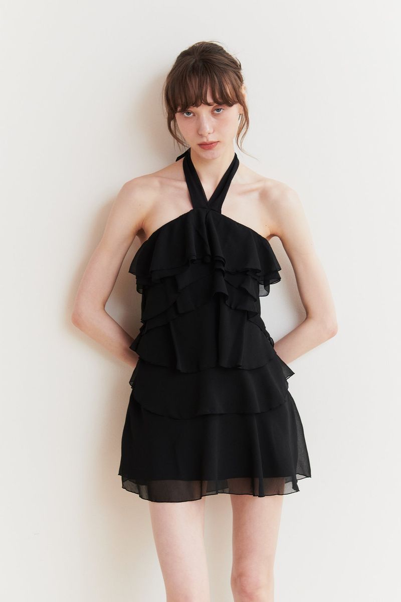 BALLON DRESS black