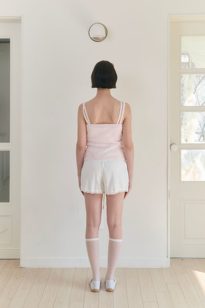 Sweet Dreams Lace Shorts (White)