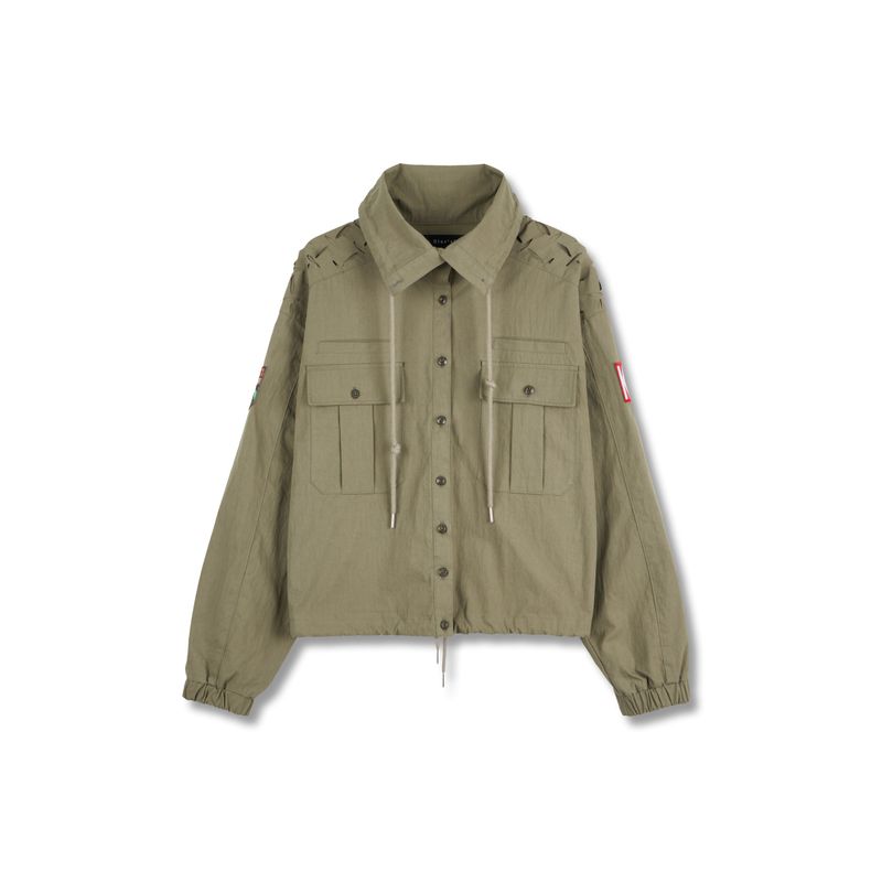 Bluesf Garden Snip Trench Short Jacket
