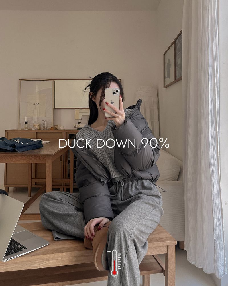 Duck down padded jumper