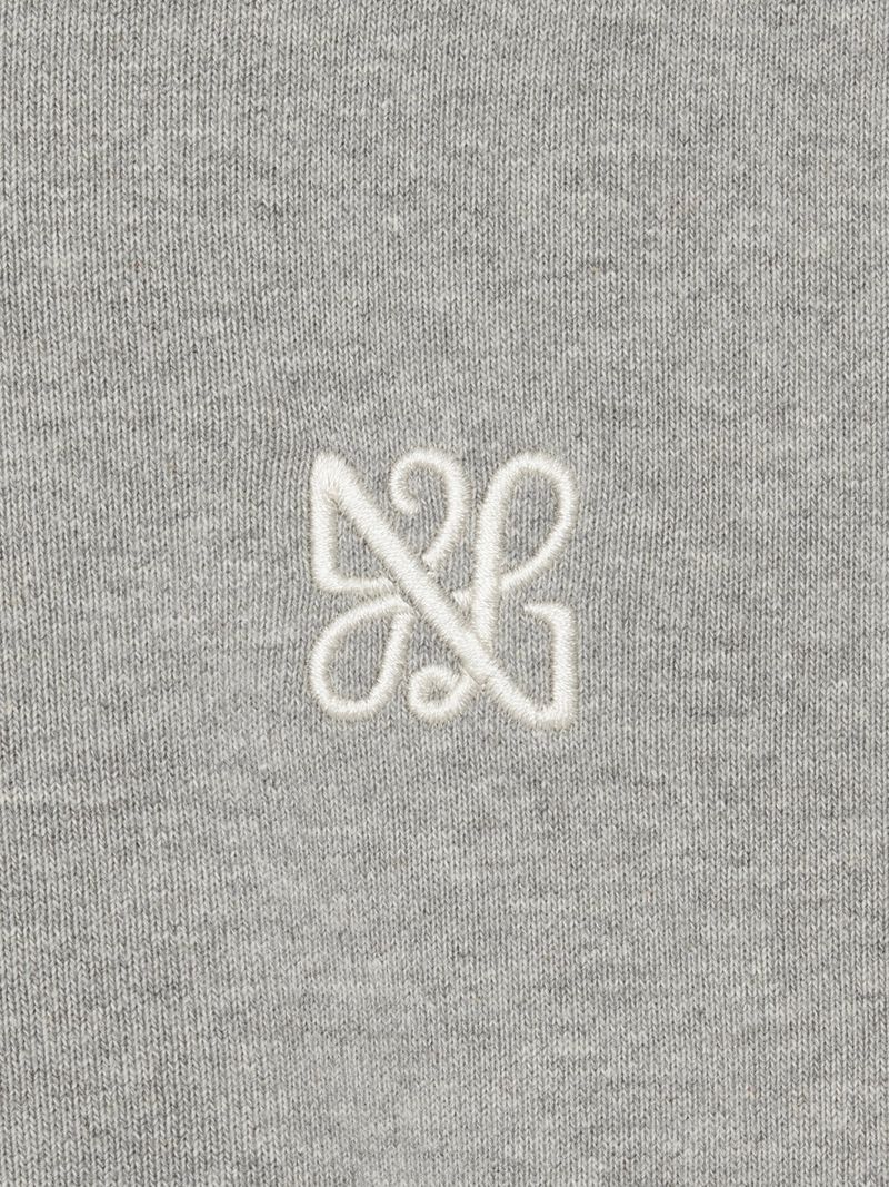 Asel Hooded zip-up Gray