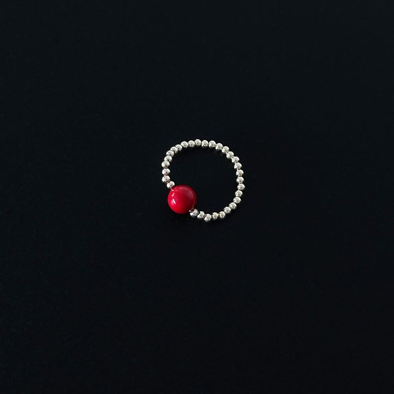 MOSXE（モスクス）の「[925silver] Red point ring（Accessories）」