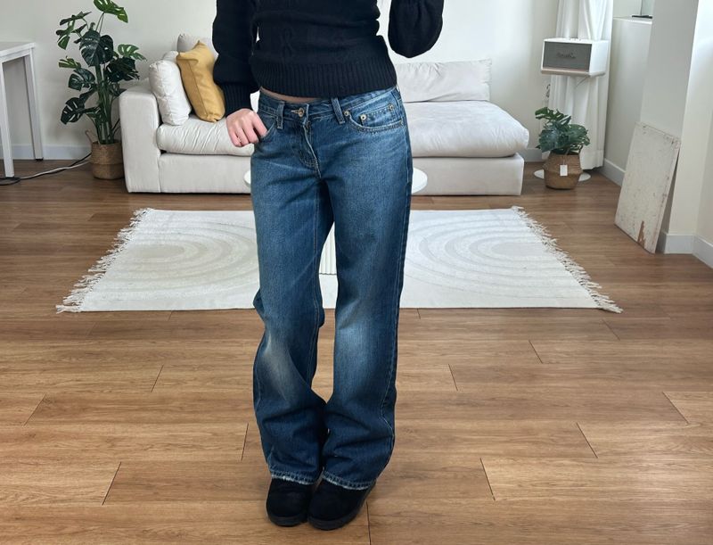low brush denim