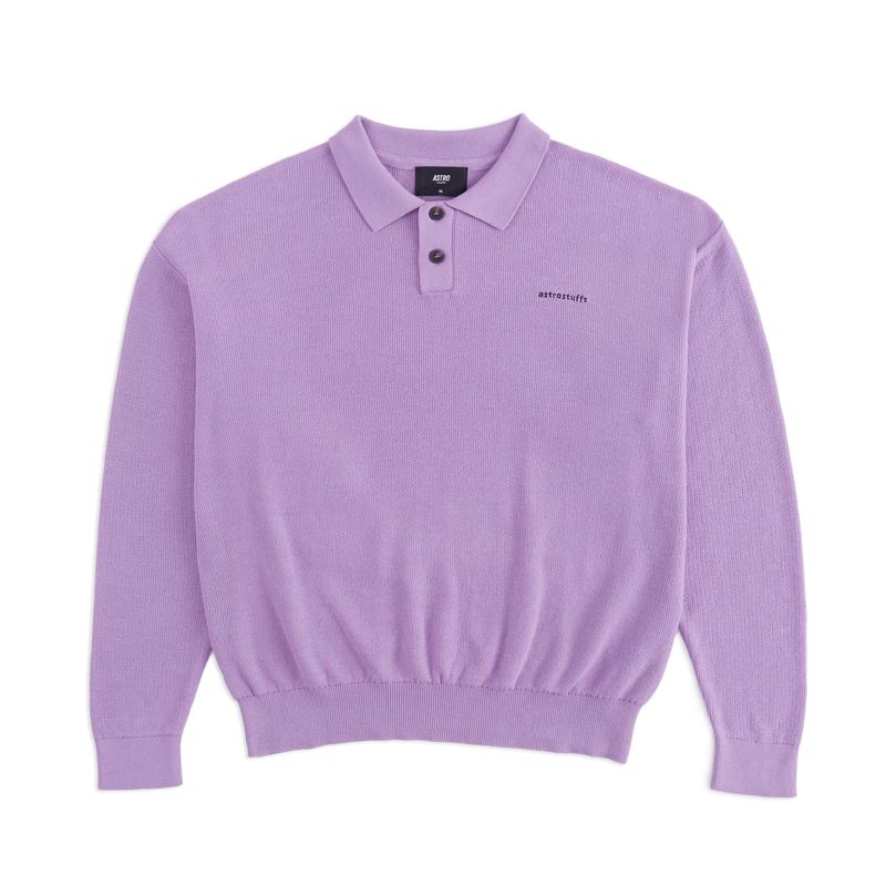 LIGHT POLO KNIT SWEATER