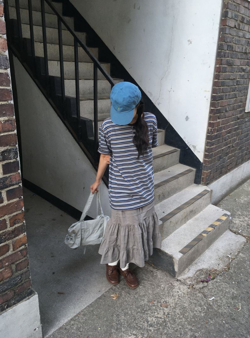 Striped Henley T-shirt