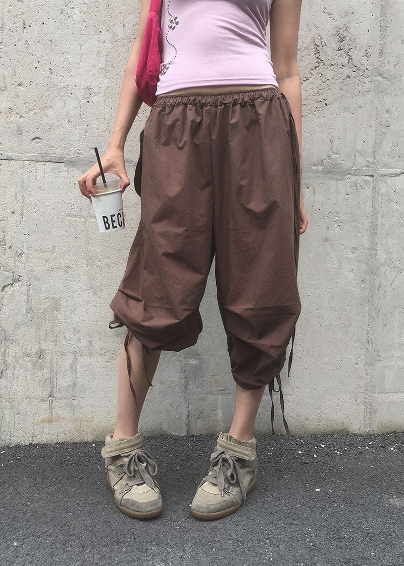 CARGO STRING BERMUDA PANTS (6color)