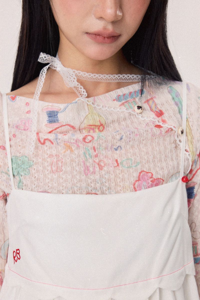 Dear Days Sheer Lace Top