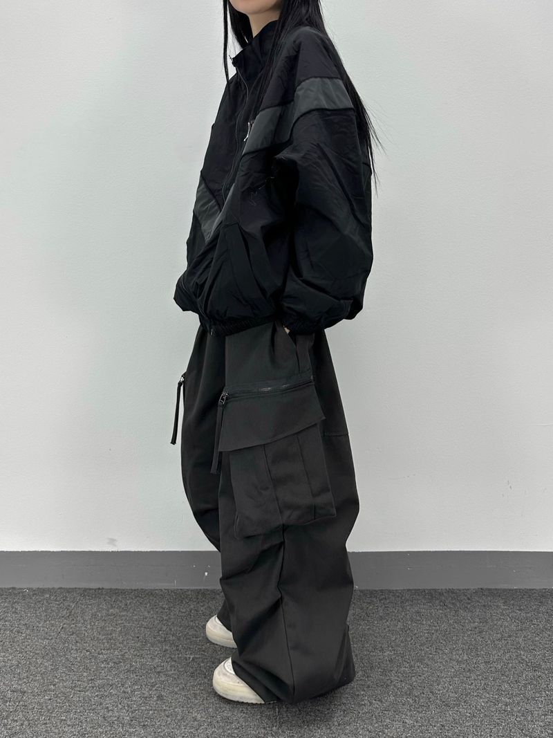 zipper point work pants