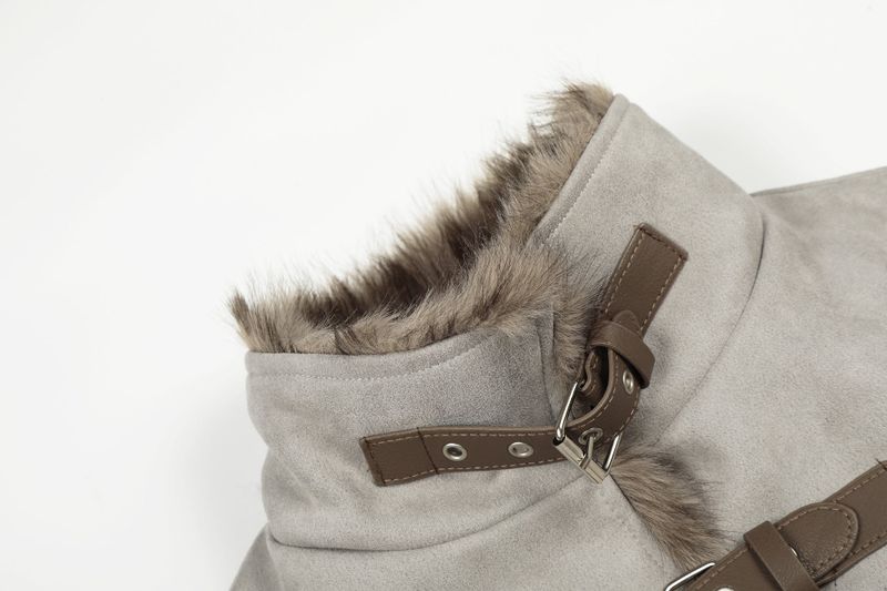 Rhea Fur Lined Buckle Jacket