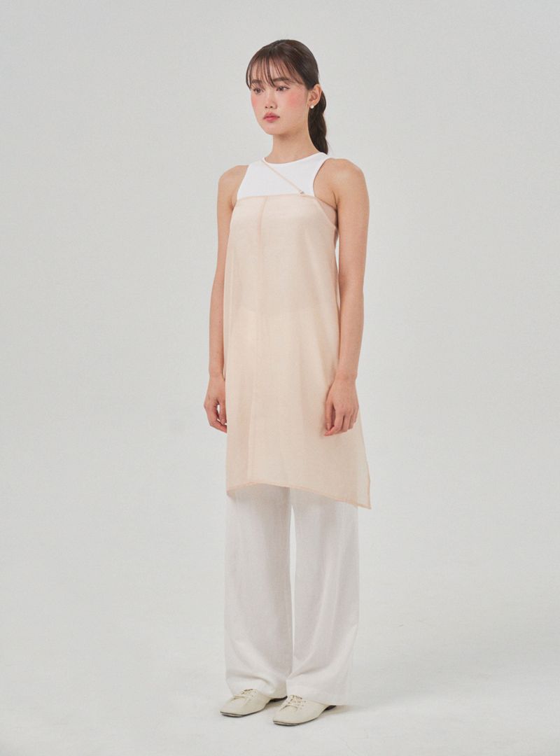 Multi layered dress (peach)