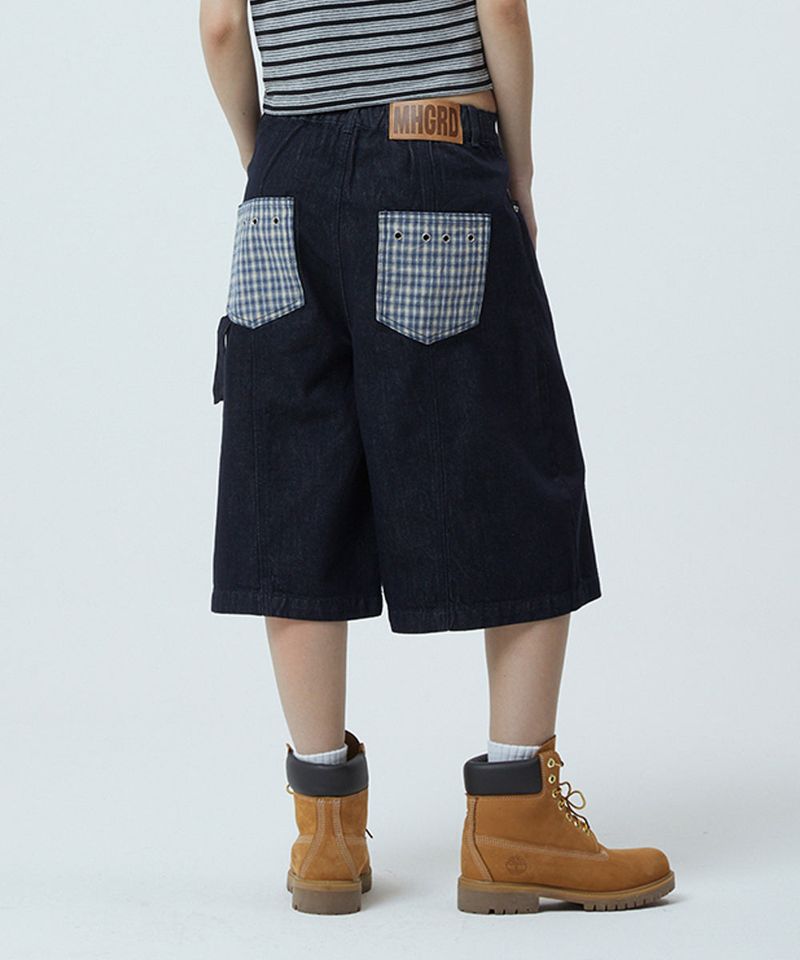 mahagrid(マハグリッド)の「BERMUDA CHECK POCKET DENIM SHORT(Pants)」
