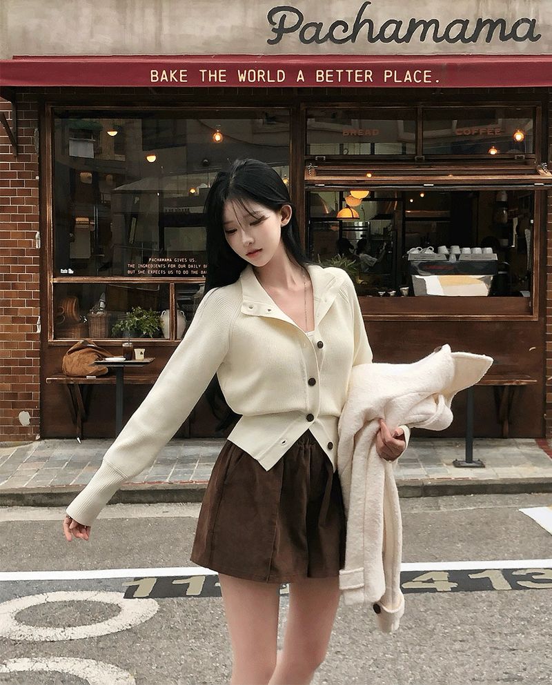 BEIDELLI（ベイデリー）の「[BELLIDE MADE] semi-high-neck knit cardigan（Tops）」