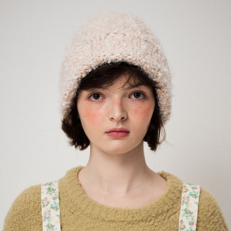 FUN FROM FUN(ファンフロムファン)の「POPCORN KNIT BEANIE, SWEET CORN(Hats)」