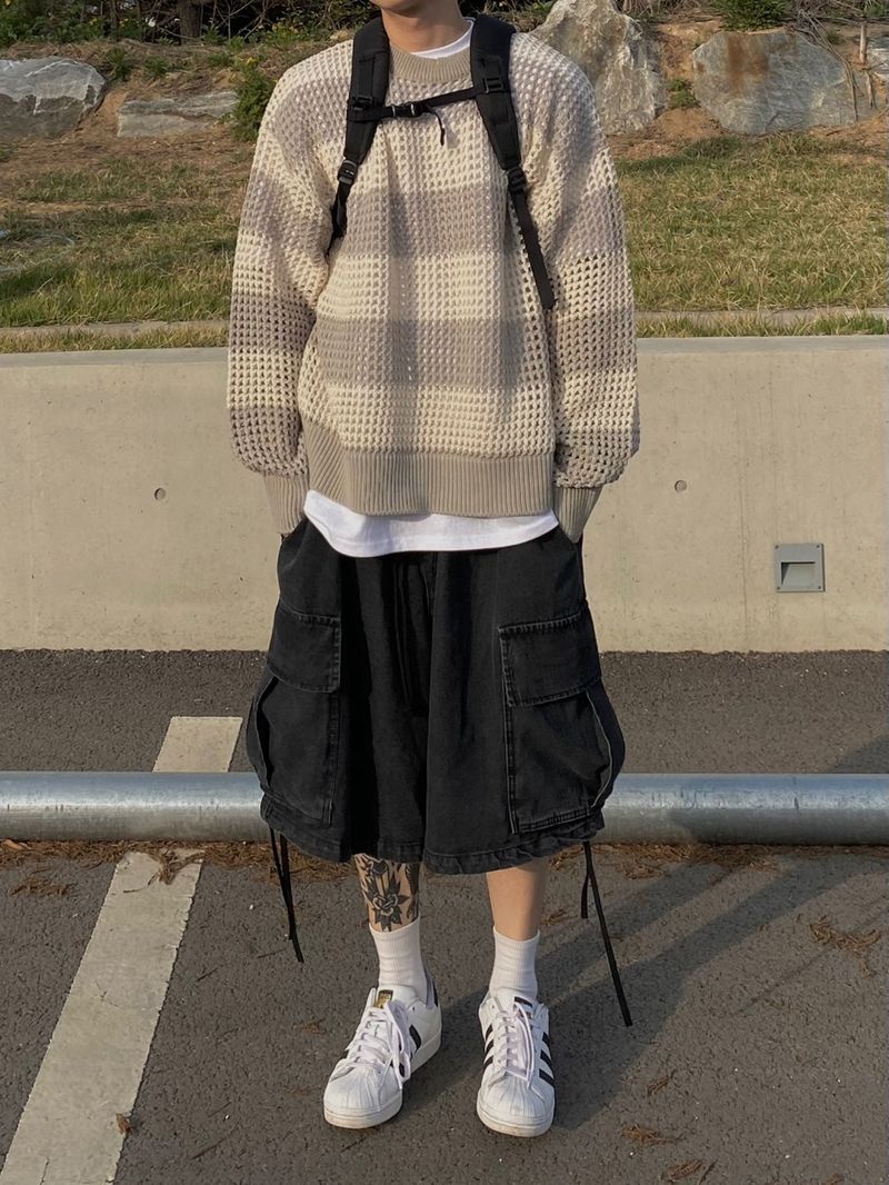 Citi Denim Cargo Bermuda Pants