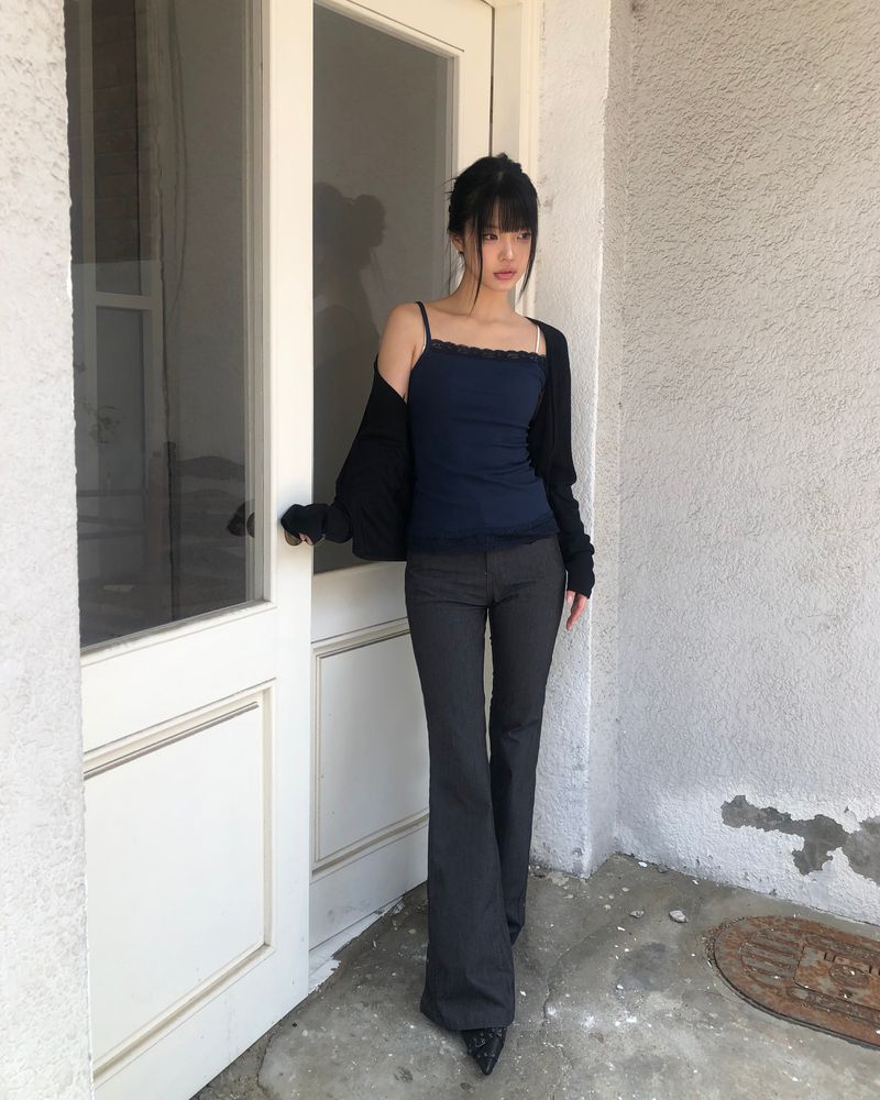Polver Eyelet Bootcut Pants