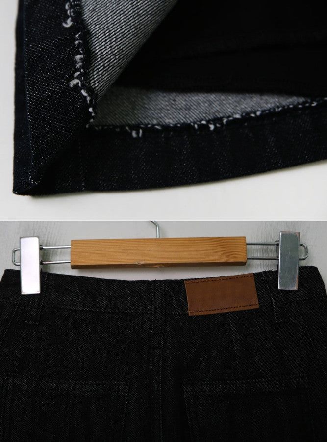 Classic Denim Mini Skirt (2color)