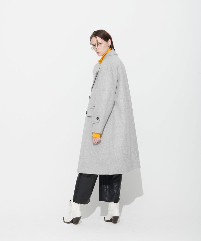 2-WAY OVERSIZED COAT_MELANGE GRAY