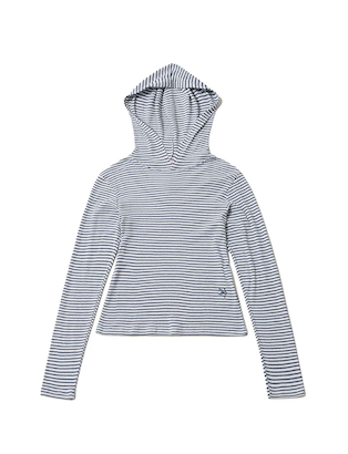 STAR STRIPE HOODIE - BLUE