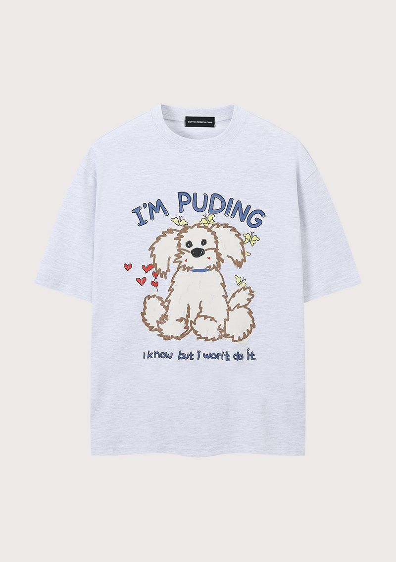 cottonrebirthclub（コットンリバースクラブ）の「アイアムプディングオーバーフィットTシャツ (4 colors)（トップス）」