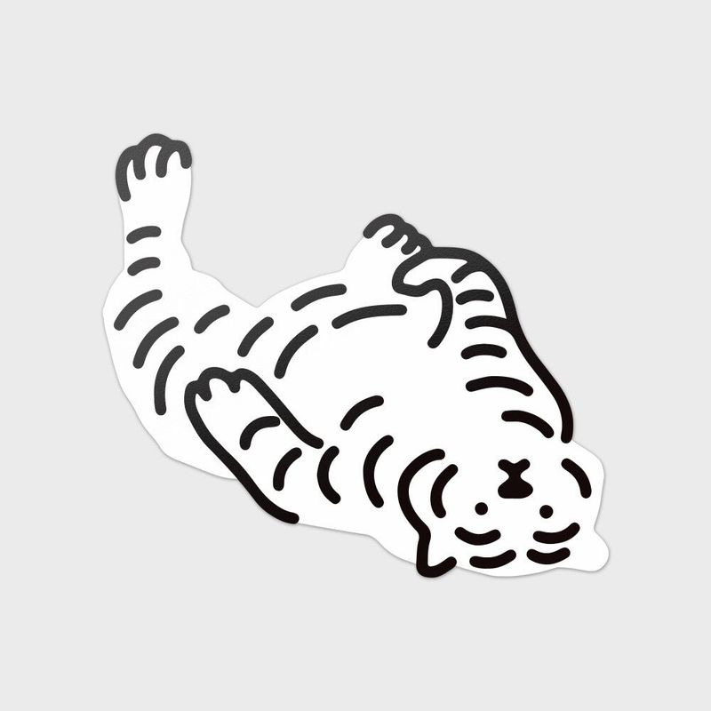 MUZIKTIGER(ムジークタイガー)の「MORE TIGER BIG REMOVABLE STICKER(Toys/Key Holders)」