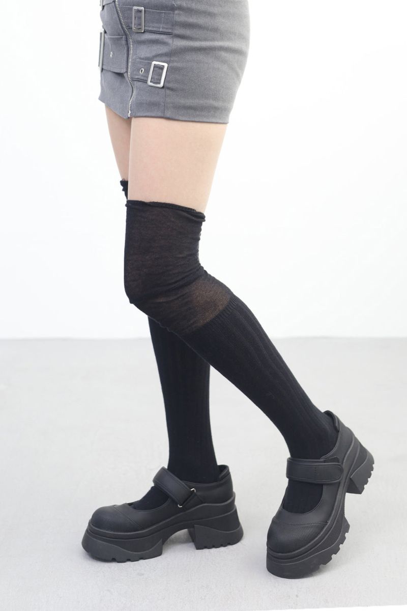 NONCODE（ノンコード）の「Gavin Nihai Two Tone Stockings（Fashion Accessories）」