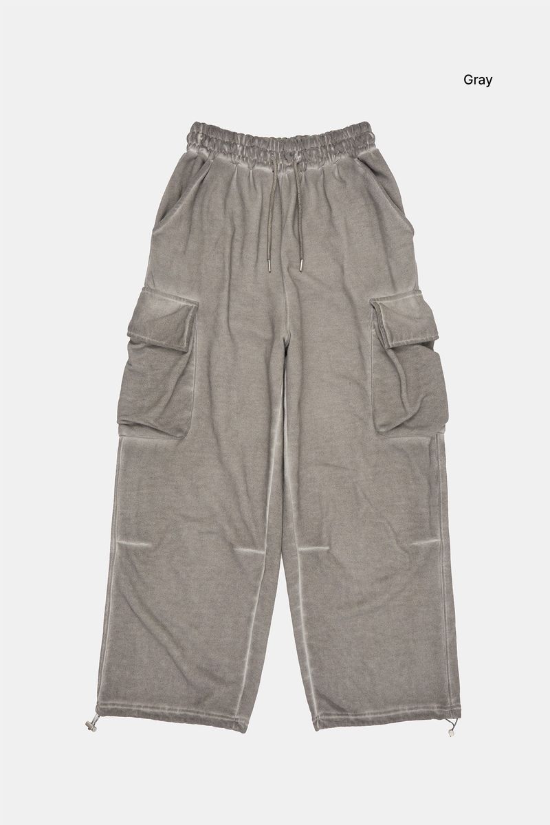 Ryhall vintage dyeing cargo sweatpants
